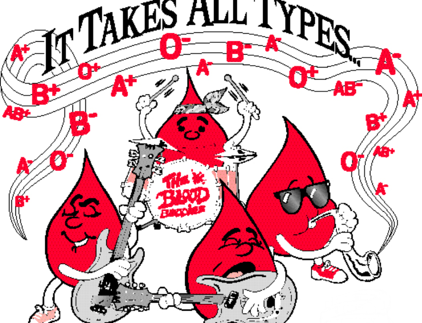 Annual Chase the Music blood drive.