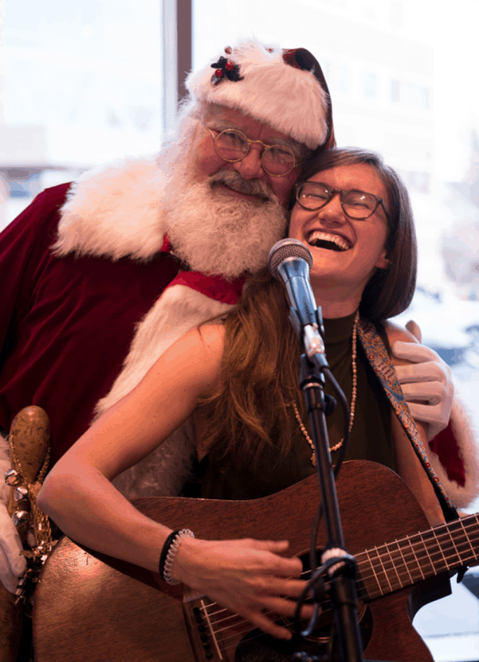allie chipkin and santa 2018 rmhc